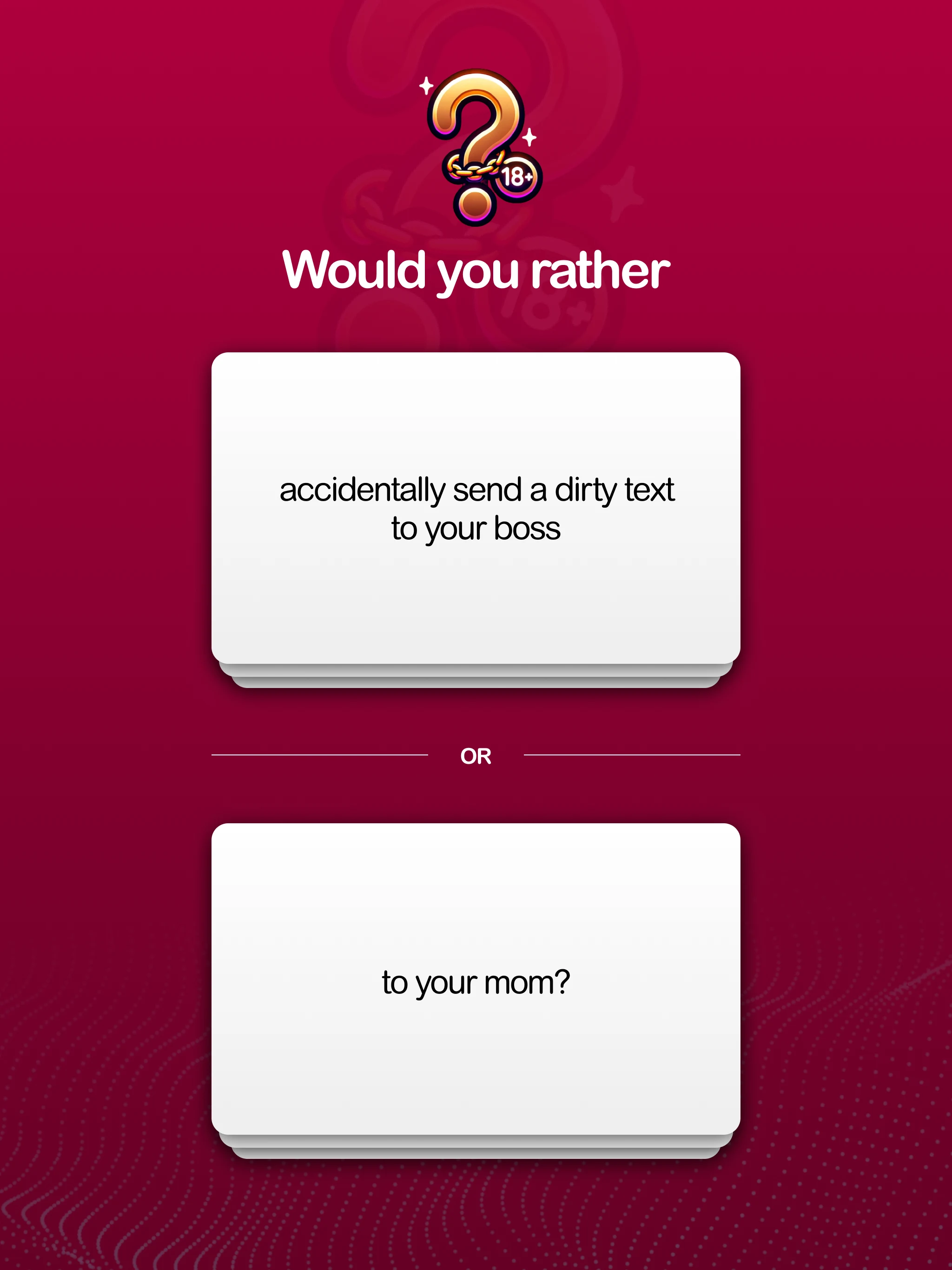 Would you rather screenshot