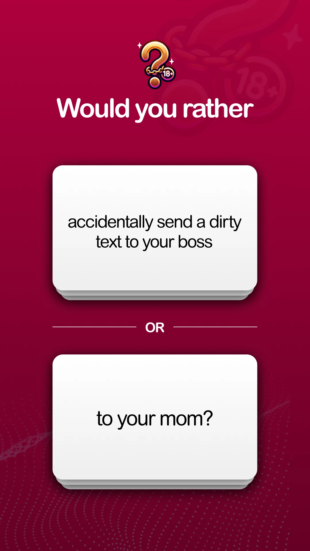 Would you rather screenshot